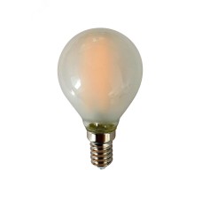 Лампа светодиодная филаментная E14 6W 4000К матовая 