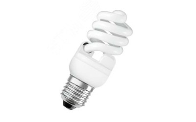 Лампа энергосберегающая КЛЛ 15/827 E14 D41х110 миниспираль