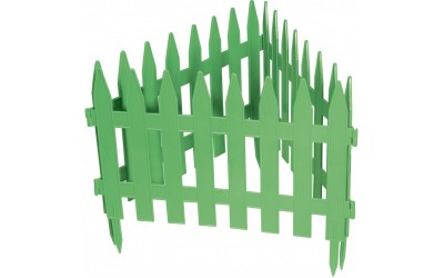 Забор декоративный "Рейка", 28 х 300 см, зеленый. PALISAD. Россия