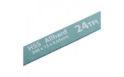 Полотна для ножовки по металлу, 300 мм, 24 TPI, HSS, 2 шт, GROSS