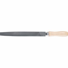 Напильник плоский, 300 мм, деревянная ручка. СИБРТЕХ