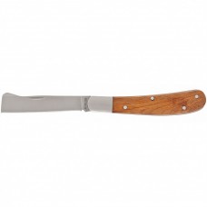 Нож садовый, 173 мм, складной, копулировочный, деревянная рукоятка. PALISAD