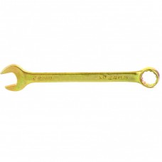 Ключ комбинированный, 24 мм, желтый цинк. СИБРТЕХ