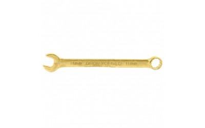 Ключ комбинированный, 11 мм, желтый цинк. СИБРТЕХ